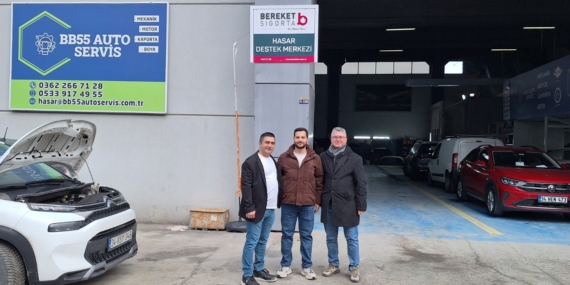 Bereket Sigorta, Karadeniz Bölgesi’nde Hasar Destek ve Servis Ağını Denetledi