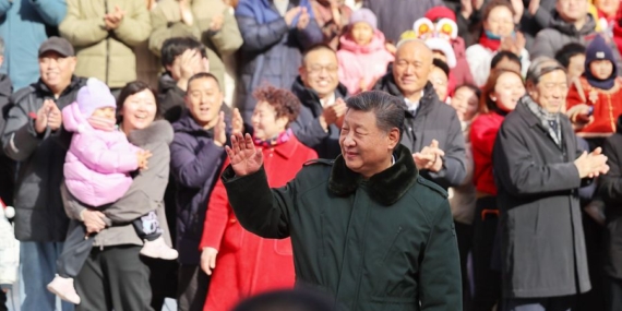 Çin Devlet Başkanı Xi Jinping Pekin’de Bahar Bayramı Öncesi Sosyal Alanlarda İnceleme Yaptı